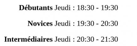 Horaires parly